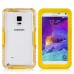 Samsung Galaxy Note 3 - Waterproof Shockproof Dirtproof Snowproof IP-68 Standard Hard Protective Phone Cover - Yellow